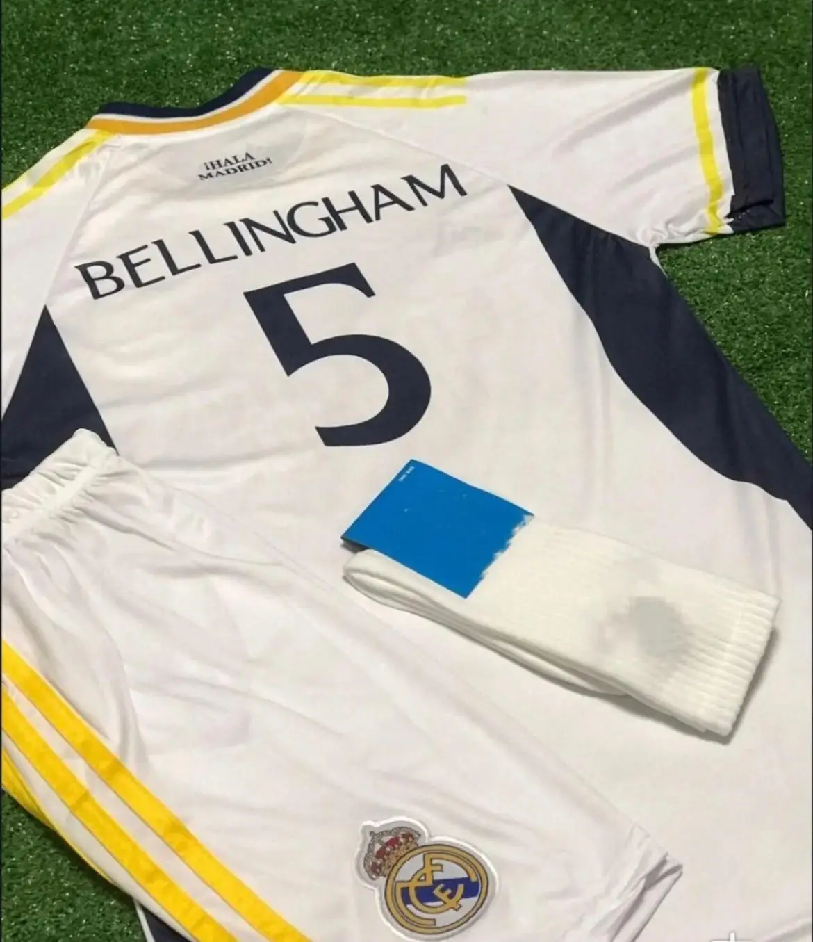 Real Madrid Çocuk BELLINGHAM Beyaz Siyah  Forma