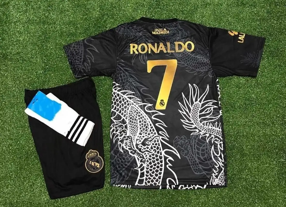 Real Madrid Çocuk  RONALDO Siyah Forma