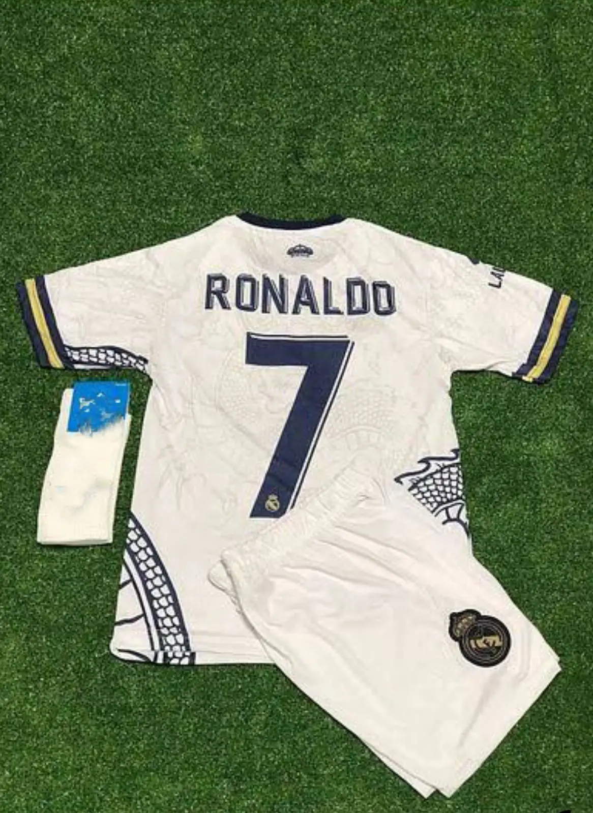 Real Madrid Çocuk RONALDO Beyaz Forma