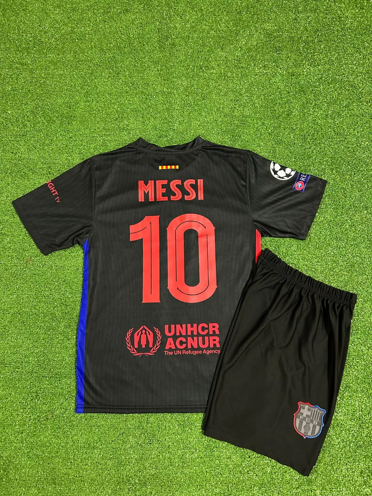 Barcelona Yeni Sezon Lionel Messi Çocuk Forması (BLACK)