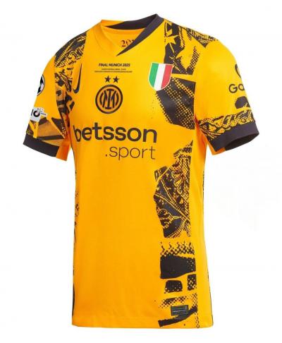 İnter 2024/25 Yeni Sezon İsimsiz Alternatif Forması (Yellow)