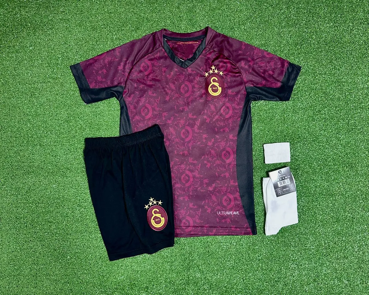 Gâlatâsarây 2025/26  5 Yıldızlı ICARDI Deplasman Çocuk Forması 4lü Set