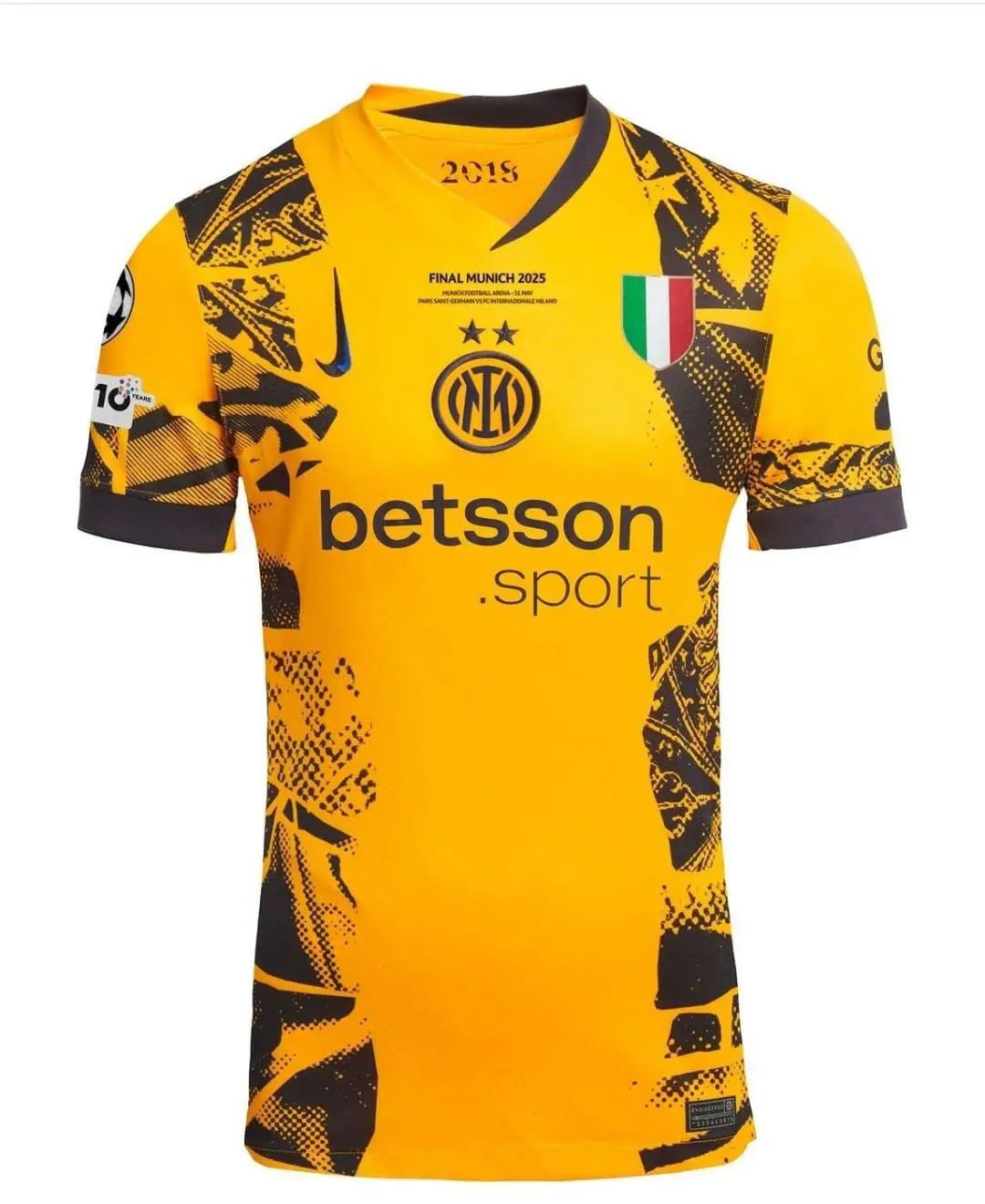 İnter 2024/25 Sezonu Lautaro Martinez Alternatif Forması (Yellow)