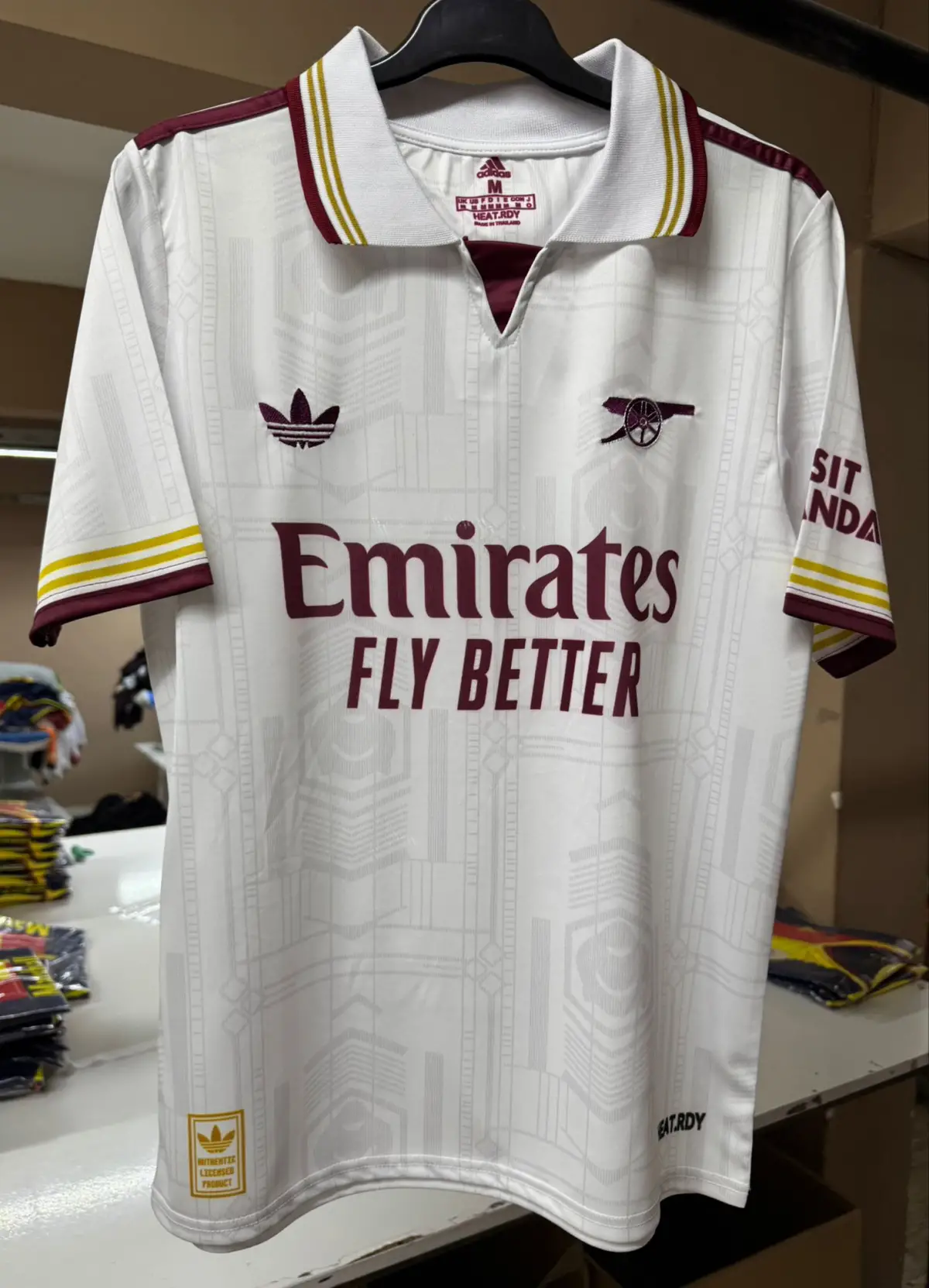 Arsenal 2025/26 Yeni Sezon isimsiz Deplasman Forması (Beyaz)