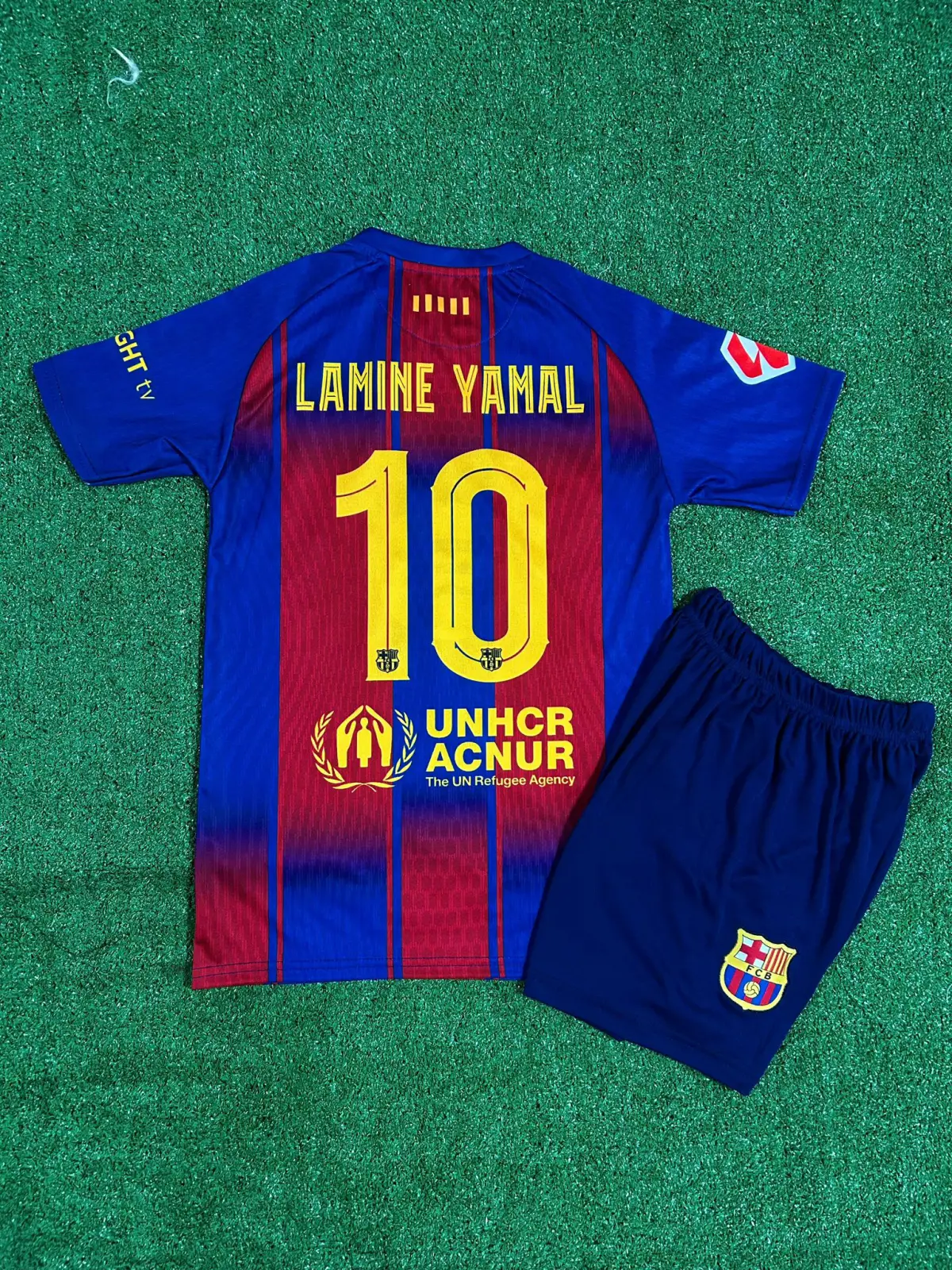 Barcelona 2025/26 Yeni Sezon Lamine Yamal iç  Saha Çocuk Forması 2'li Set