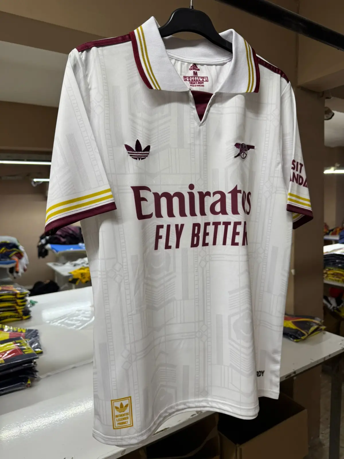 Arsenal 2025/26 Yeni Sezon isimsiz Deplasman Forması (Beyaz)